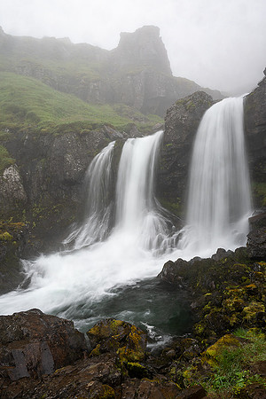 Waterfall at Dynjandi, Iceland