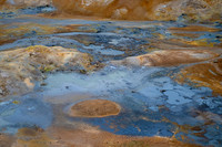 Mud Pots in geothermal area, Iceland