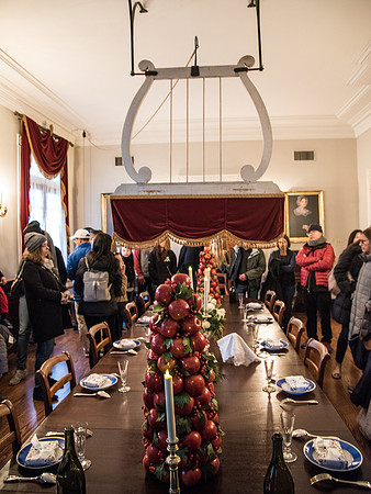 Oak Alley Plantation dining room