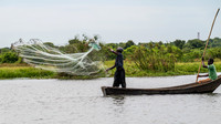 fishing on the Nile river