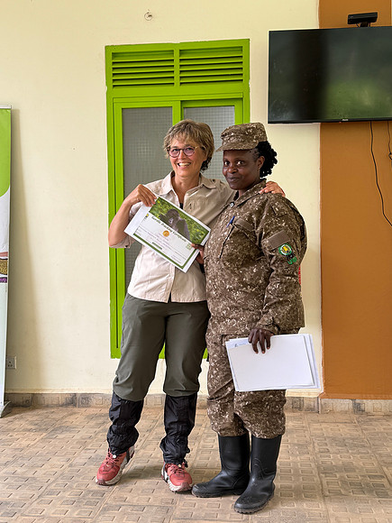 gorilla trek certificate ceremony