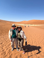 hikers at Deadvlei