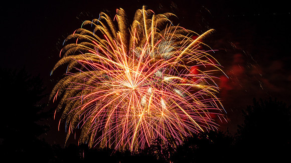 Centerville fireworks from Concept Park 2025