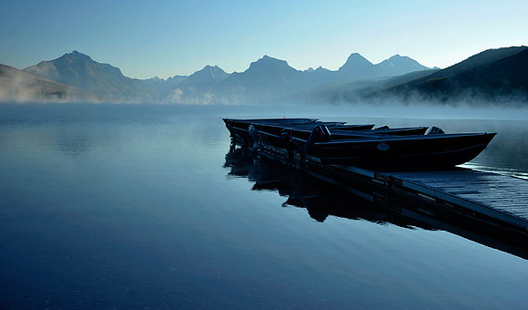 Sunrise at Lake McDonald