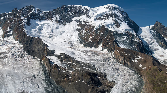 View from atop Glacier paradise
