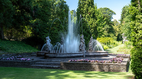 Putti Fountain at Villa Taranto Botanical Gardens