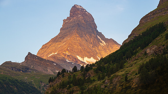 Early morning light on the Matterhorn