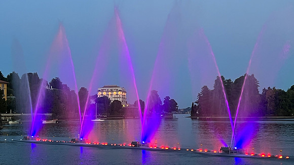 Grand Hotel Majestic through the dancing waters