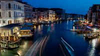 Grand canal at night, Venice, Italy