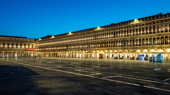 St. Mark's Square at night