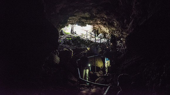inside lava tube