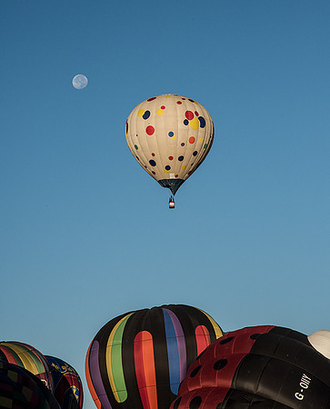Flying to the moon!