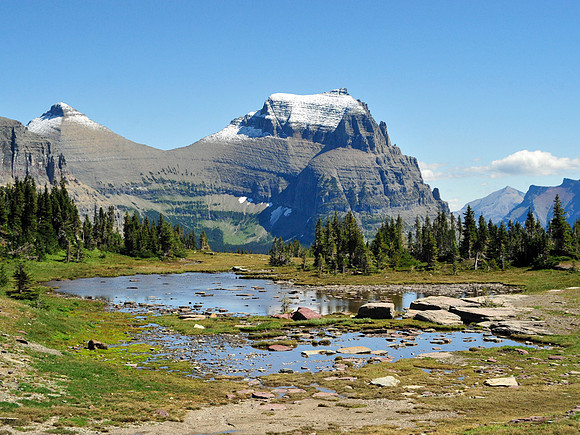 View from Hidden Lake trail