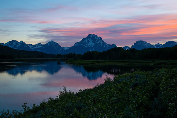 Sunset in Grand Teton National Park
