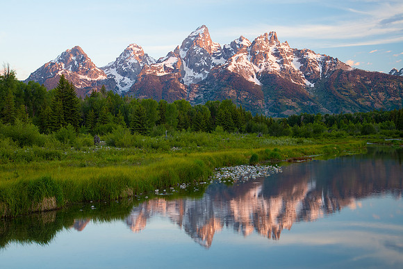 Sunrise in Grand Teton National Park