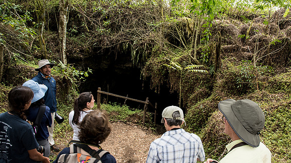 entrance to lava tube