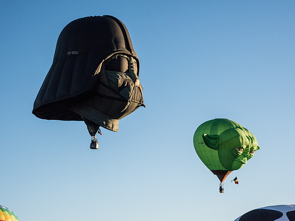 Darth Vader Balloon and Master Yoda Balloon