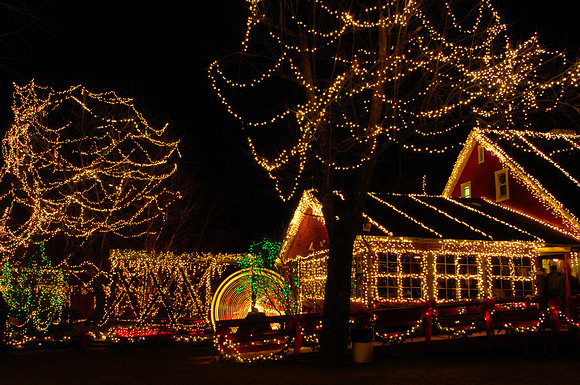 Clifton Mill Christmas lights