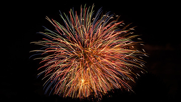 Centerville fireworks from Concept Park 2025