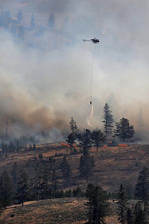Fighting fire in Yellowstone