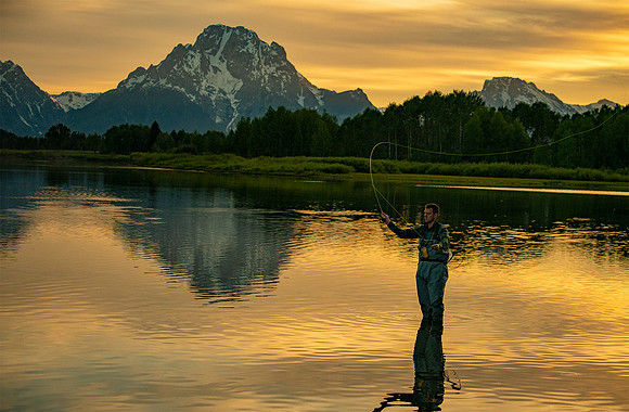 Sunset in Grand Teton National Park