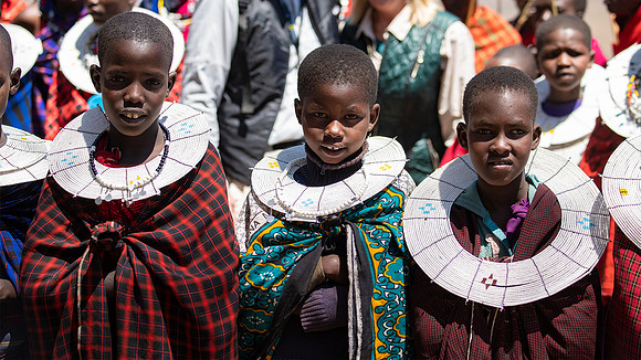 Maasai children