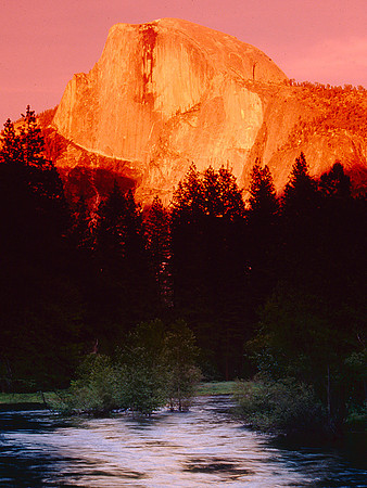 Half Dome alpineglow