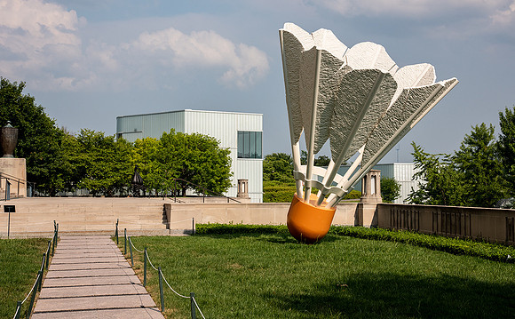 Shuttlecock Sculpture