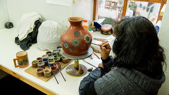 Pottery artist