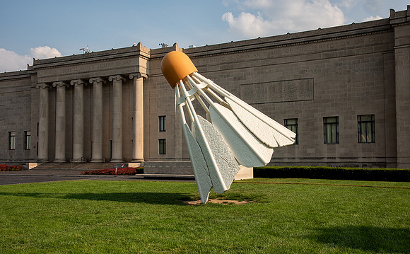 Shuttlecock Sculpture