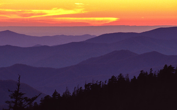 Smoky Mountain sunset