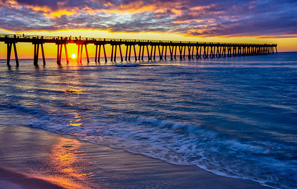 Navarre Pier Sunrise