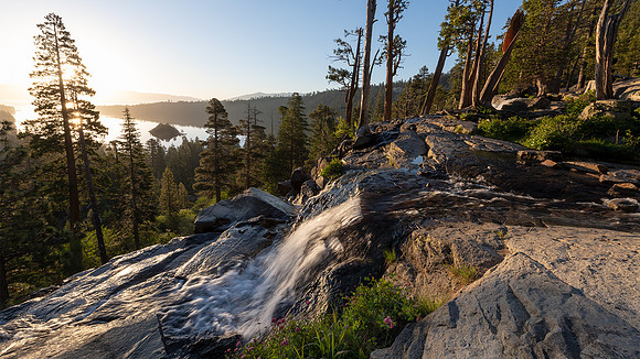 Sunrise at Eagle Falls