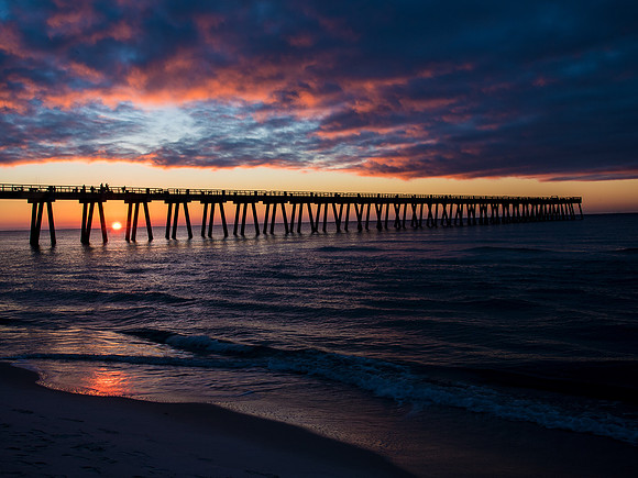 Navarre Pier Sunrise