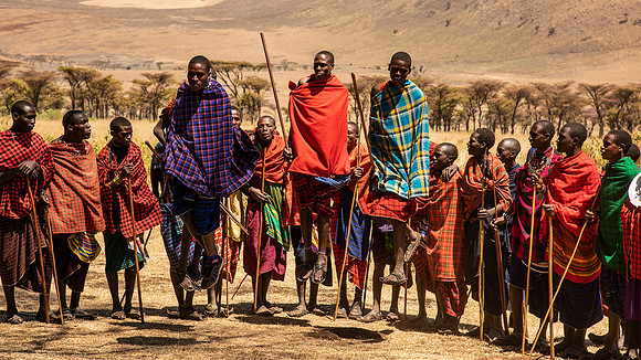 Maasai traditional jumping dance